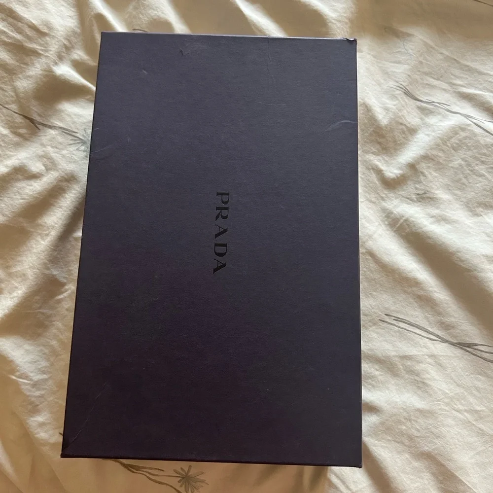 Vintage Prada Brown Wedge Sandals - Picture 2 of 5